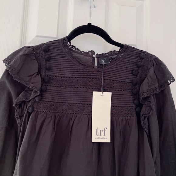 Zara lace insert blouse - Picture 4 of 4